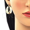 Argolla Mediana 02.170.0329.30 Oro Laminado, Diamantado, Tono Dorado