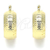 Argolla Pequeña 02.170.0356.20 Oro Laminado, Diamantado, Tono Dorado