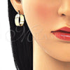 Argolla Pequeña 02.170.0359.20 Oro Laminado, Diamantado, Tono Dorado