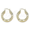 Argolla Pequeña 02.170.0370.25 Oro Laminado, Pulido, Tono Dorado