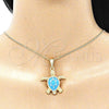 Collares con Dije 04.380.0001.3.20 Oro Laminado, Diseño de Tortuga, Pulido, Tono Dorado (20 Inches Length)