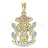 Dije Religioso 05.380.0010 Oro Laminado, Pulido, Tono Dorado