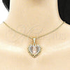 Dije Religioso 05.380.0012 Oro Laminado, Pulido, Tono Dorado