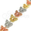 Pulsera Elegante 03.380.0006.08 Oro Laminado, Pulido, Tono Dorado (8 Inches Length)