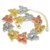 Pulsera Elegante 03.380.0006.08 Oro Laminado, Pulido, Tono Dorado (8 Inches Length)