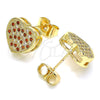 Arete Dormilona 02.94.0080.1 Oro Laminado, Pulido, Tono Dorado