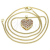 Collares con Dije 04.94.0036.1.20 Oro Laminado, Pulido, Tono Dorado (20 Inches Length)