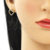 Arete Dormilona 02.94.0117.2 Oro Laminado, Pulido, Tono Dorado