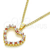Collares con Dije 04.94.0040.1.20 Oro Laminado, Pulido, Tono Dorado (20 Inches Length)