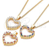 Collares con Dije 04.94.0040.2.20 Oro Laminado, Pulido, Tono Dorado (20 Inches Length)