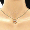 Juego de Arete y Dije de Adulto 10.156.0285.1 Oro Laminado, Pulido, Tono Dorado