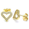 Arete Dormilona 02.156.0484 Oro Laminado, Pulido, Tono Dorado