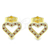 Arete Dormilona 02.156.0484.1 Oro Laminado, Pulido, Tono Dorado