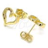 Arete Dormilona 02.156.0486.1 Oro Laminado, Pulido, Tono Dorado