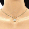Juego de Arete y Dije de Adulto 10.156.0290.1 Oro Laminado, Pulido, Tono Dorado