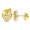 Arete Dormilona 02.156.0490.1 Oro Laminado, Pulido, Tono Dorado
