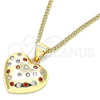Collares con Dije 04.156.0353.1.20 Oro Laminado, Pulido, Tono Dorado (20 Inches Length)