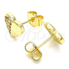 Arete Dormilona 02.156.0491.1 Oro Laminado, Pulido, Tono Dorado