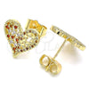 Arete Dormilona 02.156.0492.1 Oro Laminado, Pulido, Tono Dorado