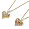 Collares con Dije 04.156.0355.1.20 Oro Laminado, Pulido, Tono Dorado (20 Inches Length)