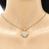 Collares con Dije 04.156.0356.1.20 Oro Laminado, Pulido, Tono Dorado (20 Inches Length)