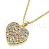 Collares con Dije 04.156.0356.1.20 Oro Laminado, Pulido, Tono Dorado (20 Inches Length)