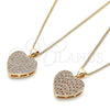 Collares con Dije 04.156.0356.1.20 Oro Laminado, Pulido, Tono Dorado (20 Inches Length)
