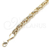 Pulsera Elegante 03.331.0106.08 Oro Laminado, Pulido, Tono Dorado (11 MM Thickness, 8 Inches Length)