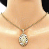Dije Religioso 05.380.0080 Oro Laminado, Diseño de Guadalupe y Mariposa, Pulido, Tres Tonos