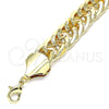 Pulsera Básica 03.331.0122.08 Oro Laminado, Pulido, Tono Dorado (15 MM Thickness, 8 Inches Length)