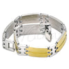 Pulsera Solida 03.114.0360.09 Acero Inoxidable, Pulido, Dos Tonos (12 MM Thickness, 9 Inches Length)