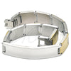 Pulsera Solida 03.114.0370.1.08 Acero Inoxidable, Pulido, Dos Tonos (12 MM Thickness, 8 Inches Length)