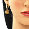Argolla Huggie 02.341.0080.15 Oro Laminado, Pulido, Tono Dorado