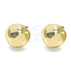 Arete Dormilona 02.100.0118.1 Oro Laminado, Pulido, Tono Dorado
