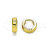 Argolla Huggie 02.255.0006.1.10 Acero Inoxidable, Pulido, Tono Dorado