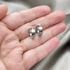 Argolla Huggie 02.384.0027.12 Acero Inoxidable, Pulido, Tono Plateado