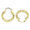 Argolla Pequeña 02.170.0262.25 Oro Laminado, Pulido, Tono Dorado