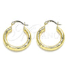 Argolla Pequeña 02.170.0262.25 Oro Laminado, Pulido, Tono Dorado