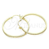 Argolla Mediana 02.185.0005.40 Oro Laminado, con Blanca Micro Pave, Pulido, Tono Dorado