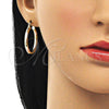 Argolla Mediana 5.134.024.2.30 Oro Laminado, Pulido, Tres Tonos