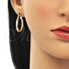 Argolla Pequeña 5.134.025.2.25 Oro Laminado, Pulido, Tres Tonos
