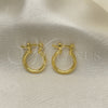 Argolla Pequeña 02.58.0020.15 Oro Laminado, Pulido, Tono Dorado