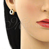 Argolla Huggie 02.213.0281.12 Oro Laminado, Pulido, Tono Dorado