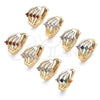 Argolla Huggie 02.210.0597.12 Oro Laminado, con Granate Zirconia Cubica, Pulido, Tono Dorado