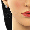 Argolla Huggie 02.210.0600.2.10 Oro Laminado, con Amatista Zirconia Cubica, Pulido, Tono Dorado