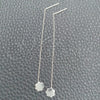 Arete Dormilona 02.156.0617 Oro Laminado, Diseño de Angel, con Blanca Micro Pave, Pulido, Tono Dorado