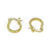 Argolla Pequeña 02.96.0083.12 Oro Laminado, Diamantado, Tono Dorado