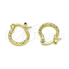 Argolla Pequeña 02.96.0084.12 Oro Laminado, Diamantado, Tono Dorado