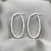 Argolla Mediana 02.389.0102.30 Plata Rodinada, Diseño de Torcido, Diamantado, Tono Plateado