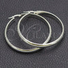 Argolla Grande 02.389.0104.50 Plata Rodinada, Pulido, Tono Plateado